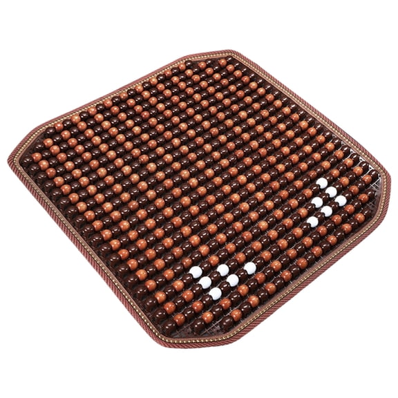 Organic Bead Cushion Seat Pad 16x16Inch Square Slip Proof Base Ergonomic Support Home Accessory
