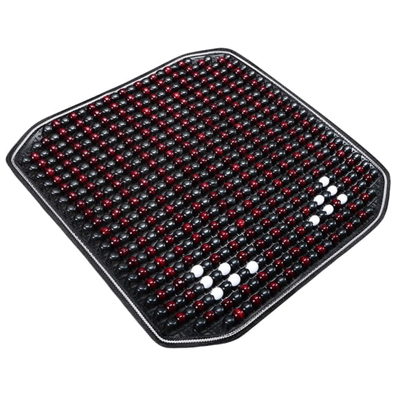 Organic Bead Cushion Seat Pad 16x16Inch Square Slip Proof Base Ergonomic Support Home Accessory