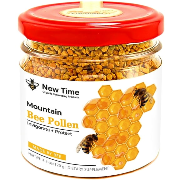 Organic Bee Pollen 4.2oz / 120g. Polen De Abeja. Energy Superfood in Granules