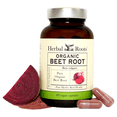 thumbnail image 1 of Herbal Roots Organic Beet Root Powder Capsules, Certified USDA Organic , Non-GMO, 60 Vegan Capsules, 1 of 9