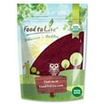 thumbnail image 1 of Organic Beet Root Juice Powder, 0.5 Pounds — Non-GMO, Vegan, Raw — by Food to Live, 1 of 7