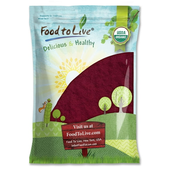 Organic Beet Root Juice Powder, 10 Pounds Non-GMO, Vegan, Raw by Food to Live