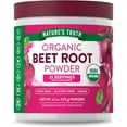 thumbnail image 1 of Organic Beet Root Powder | 6.1 oz | Vegetarian, Non-GMO, Gluten Free Supplement | by Nature's Truth, 1 of 7