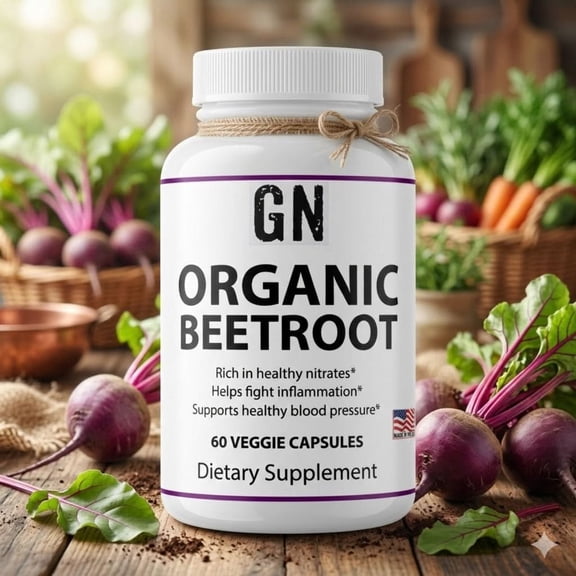 Organic Beetroot Capsules 99.5% Purity | COA | GetGN