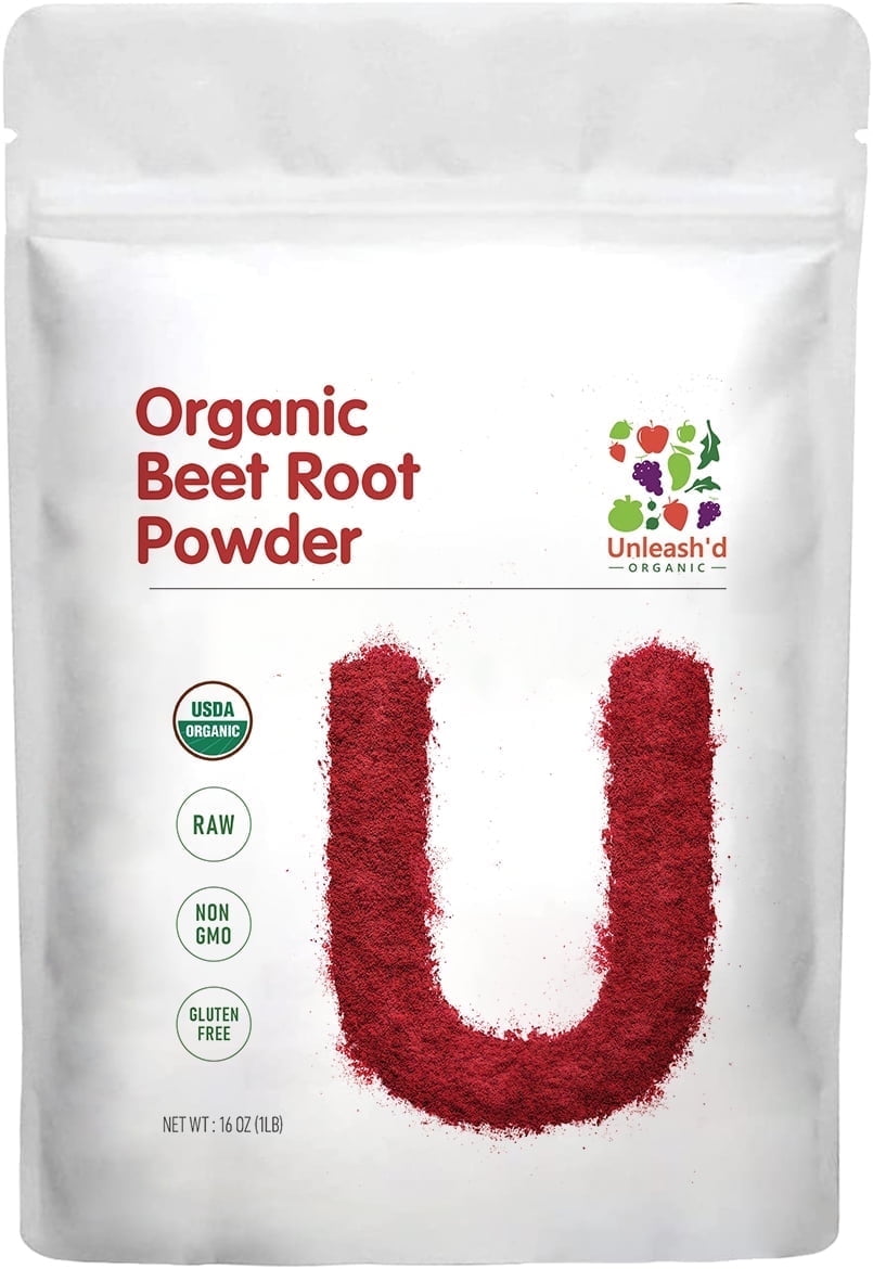 Organic Beetroot Powder 1 Pound (Packaging May Vary)Natural Nitric Oxide Booster Superfood USDA Beet Root Powder Organic 16 oz