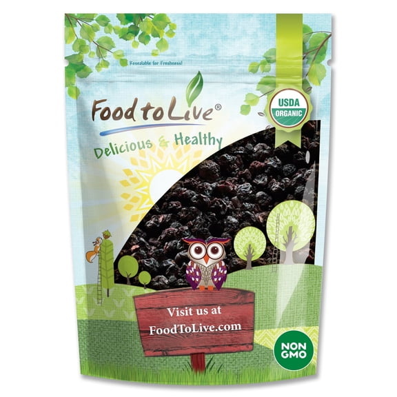 Organic Bing Cherries, 5 Pounds Non-GMO, Raw, Vegan by Food to Live