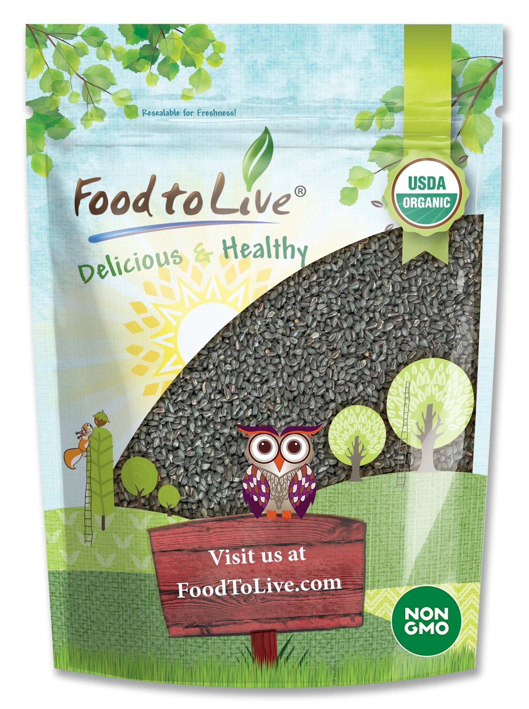 Organic Black Cumin Seeds, 3 Pounds — Non-GMO, Kosher, Raw, Vegan — by Food to Live