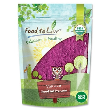 Organic Black Currant Powder, 0.25 Pounds — Non-GMO, Raw, Vegan, Kosher — by Food to Live
