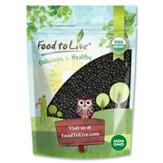 Organic Black Lentils, 3 Pounds — Non-GMO, Kosher, Raw, Vegan, Sproutable — by Food to Live