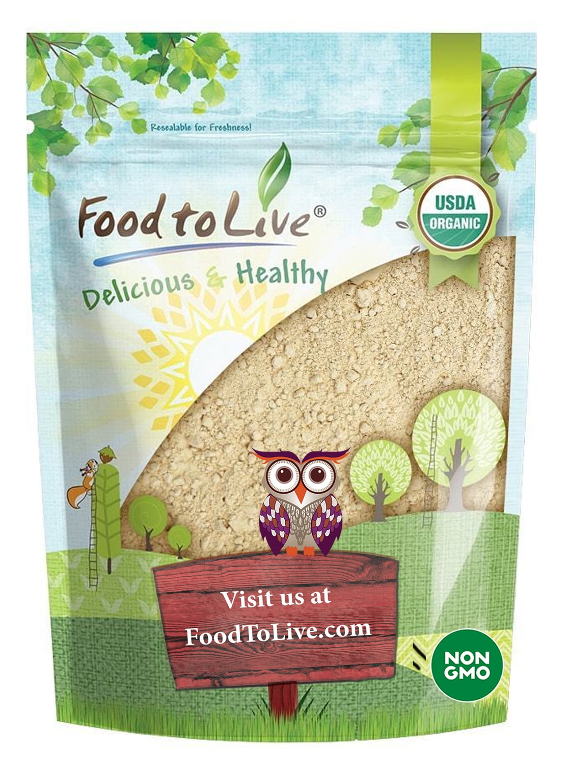 Organic Black Maca Powder, 0.25 Pounds  Non-GMO, Kosher, Raw, Vegan  by Food to Live