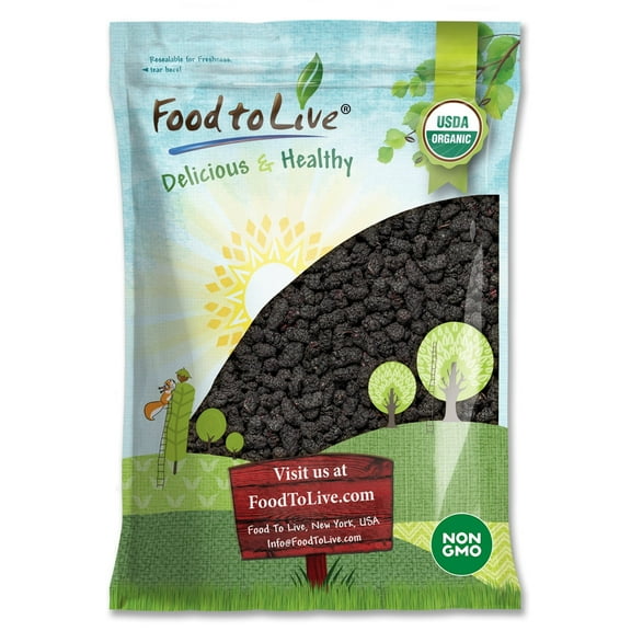 Organic Black Mulberries, 6 Pounds — Non-GMO, Raw, Vegan — by Food to Live