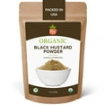 thumbnail image 1 of Organic Black Mustard Seed Powder &ndash; Certified USDA Organic - Rich, Flavorful Indian Spice for Cooking and Seasoning, 1 of 9