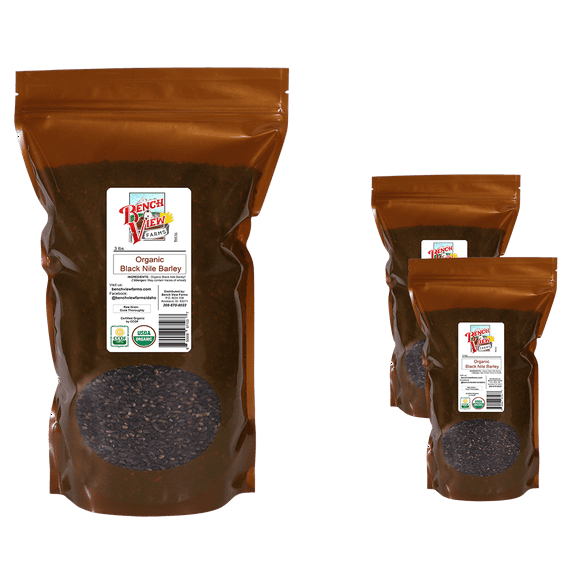 Organic Black Nile Barley - 3lbs (Pack of 3)