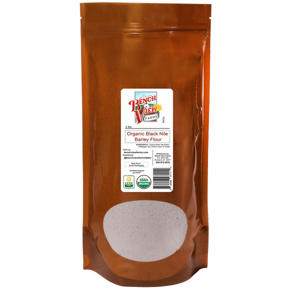 Organic Black Nile Barley Flour - 2lbs (Pack of 1)