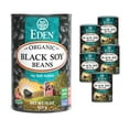 Organic Black Soybeans, 15 oz Can (6Pack), Complete Protein, No Salt