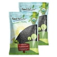 thumbnail image 1 of Organic Black Turtle Beans, 25 Pounds — Non-GMO, Sproutable, Kosher, Raw, Vegan — by Food to Live, 1 of 6