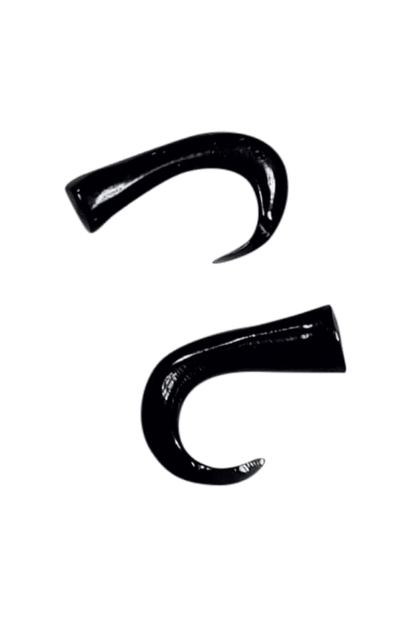 Organic Bone Ear Tapers Single Claw Talon Design - Sold as a pair