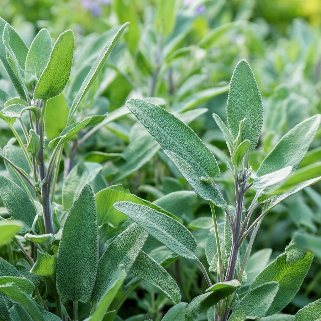 Organic Broadleaf Sage 50 Seeds – Aromatic Culinary Herb, Hardy ...