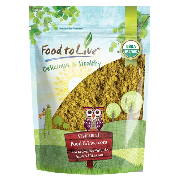 Organic Broccoli Sprout Powder, 0.25 Pounds — Non-GMO, Raw, Vegan, Kosher — by Food to Live