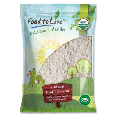Organic Brown Rice Flour, 10 Pounds — Non-GMO, Kosher, Raw, Vegan — by Food to Live