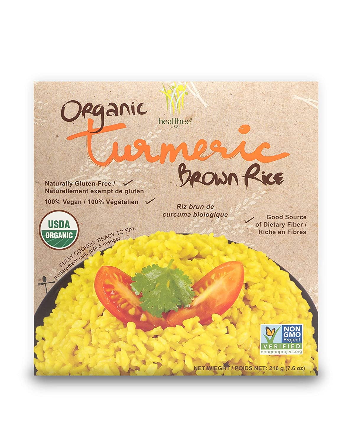 Organic Brown Rice, Gluten Free, Fully Cooked and ReadytoEat, USDA