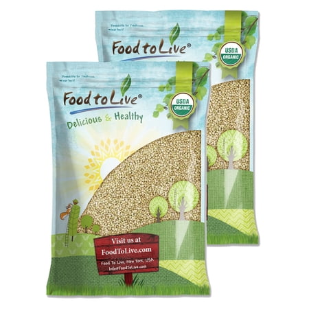 Organic Buckwheat Groats, 20 Pounds — Non-GMO, Kosher, Raw, Vegan — by Food to Live
