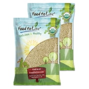 Organic Buckwheat Groats, 25 Pounds — Non-GMO, Kosher, Raw, Vegan — by Food to Live