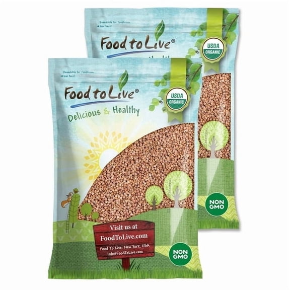 Organic Buckwheat Kasha, 20 Pounds Non-GMO, Kosher, Vegan by Food to Live