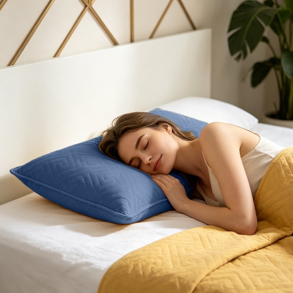 Organic Buckwheat Neck Pillow, Ergonomic Curve Adjustable Filling Comfort Support Design, Sleeping Bolster, Rest Pad for Bedroom Daily Side Back Sleeping Neck Protection Use