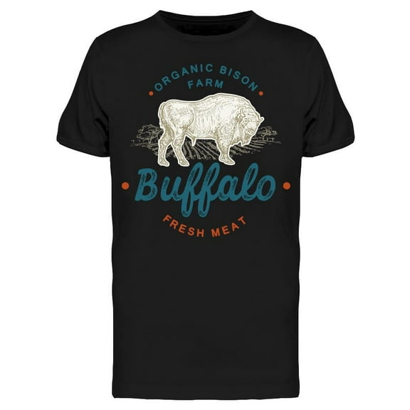 Organic Buffalo T-Shirt Men -Image by Shutterstock, Male Medium