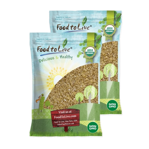 Organic Bulgur Wheat, 20 Pounds Non-GMO, Kosher, Vegan by Food to Live