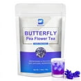 thumbnail image 1 of Butterfly Pea Flower Tea - 50g 1.76Oz Plant Based Tea Bag | Super Anti-Oxidant - Flower Based - Herbal Tea - Caffeine Free - Vegan - Non-GMO, 1 of 5