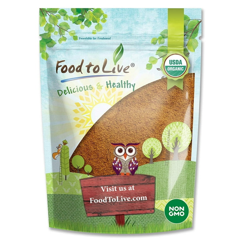 YOGINI FOOD 100 cacao カカオ Organic Cacao Powder, 2 Pounds — Non-GMO, Kosher, Raw, Vegan