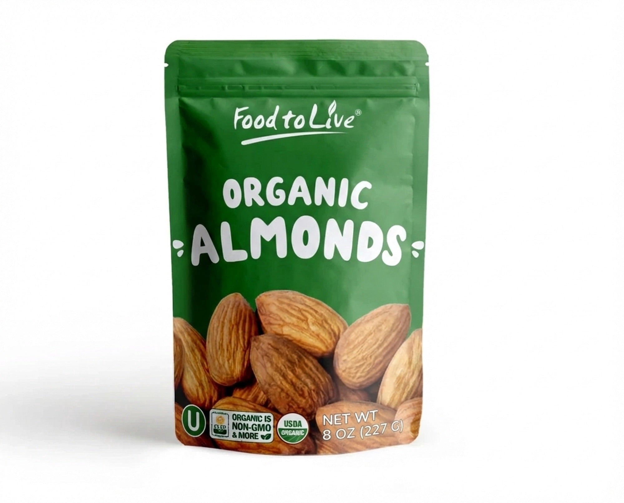 Organic California Almonds 0.5lb - rated 4.4 stars from 25 reviews