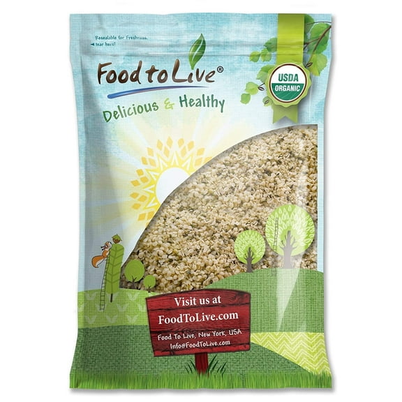 Organic Canadian Hemp Seeds, 12 Pounds Non-GMO, Raw, Kosher, Vegan by Food to Live