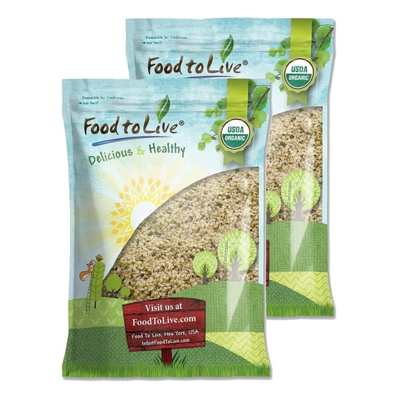 Organic Canadian Hemp Seeds, 18 Pounds — Non-GMO, Raw, Kosher, Vegan — by Food to Live