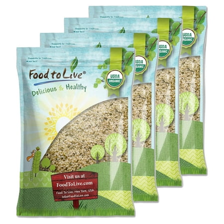 Organic Canadian Hemp Seeds, 44 Pounds — Non-GMO, Raw, Kosher, Vegan — by Food to Live