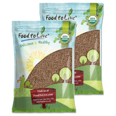 Organic Natural Sesame Seeds - Whole, Non-GMO, Raw, Kosher - by Food to Live