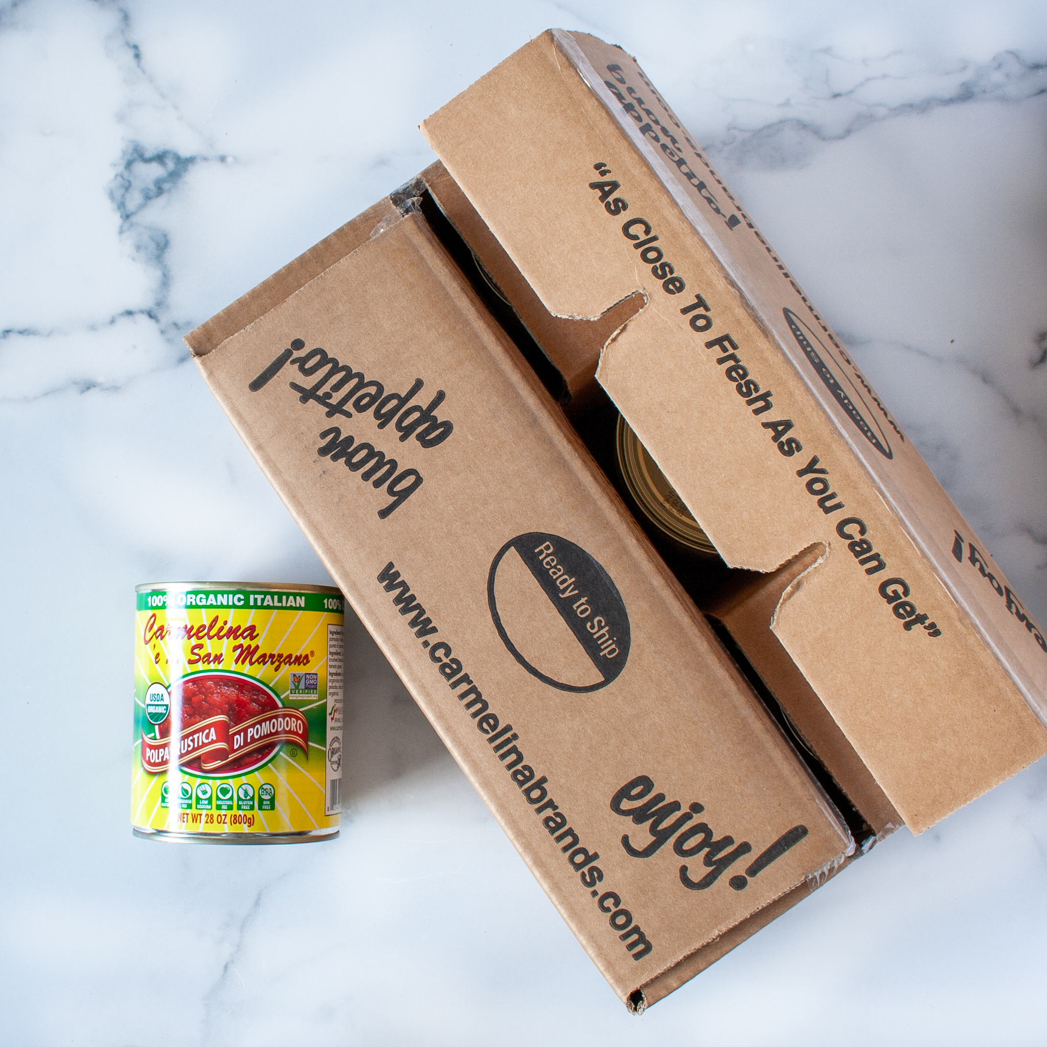 Organic Carmelina San Marzano Crushed Peeled Tomatoes 6 Pack (6 unit