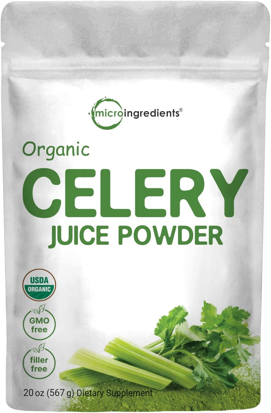 Organic Celery Juice Powder, 20 Ounce (1.25 Pound), 71 Serving, Celery