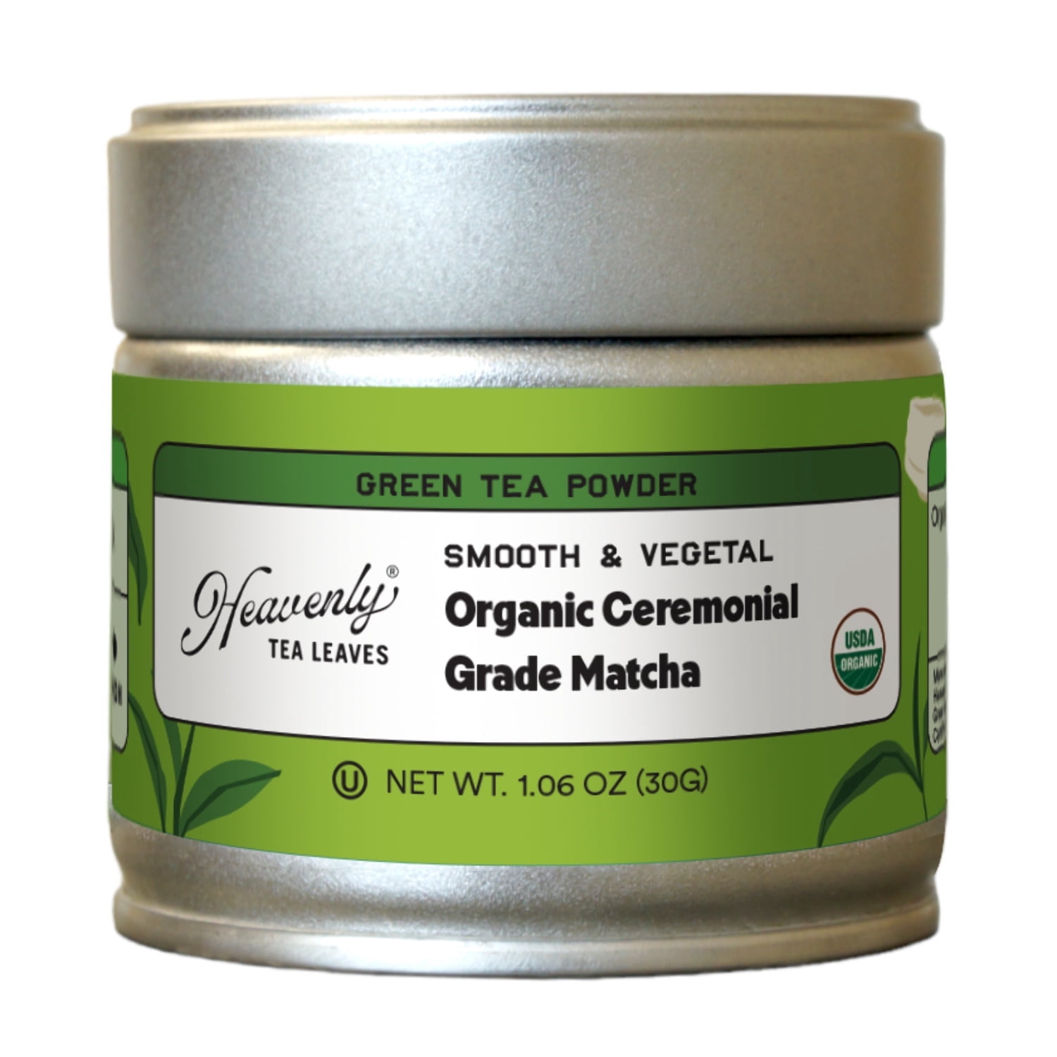 Organic Ceremonial Grade Matcha Green Tea Powder, 30g