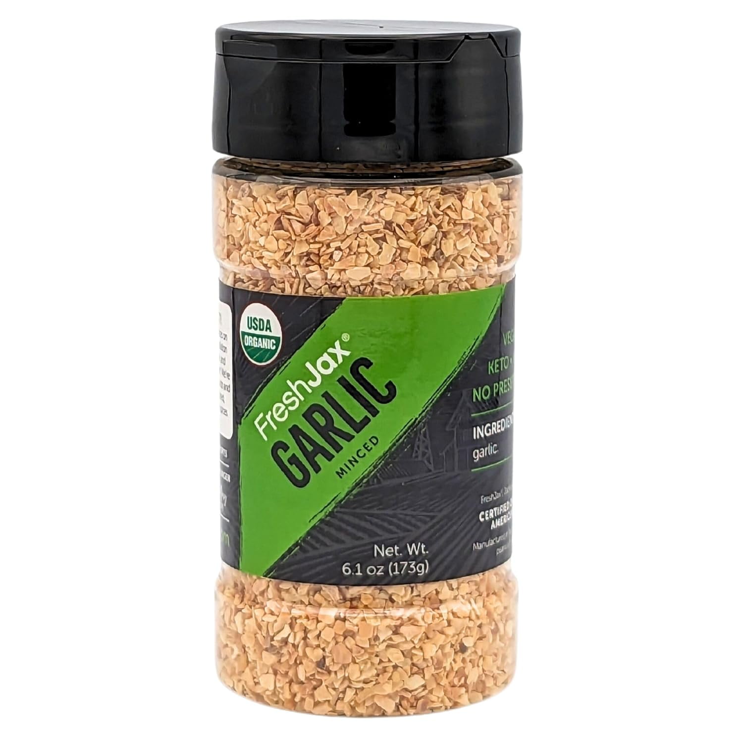 Organic (Certified Organic Garlic Minced Large Bottle)