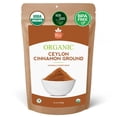thumbnail image 1 of Organic Ceylon Cinnamon Powder – 16 oz -Premium Ground True Cinnamon from Sri Lanka, USDA Organic & Kosher Certified, Non-GMO, Gluten-Free, 1 of 10