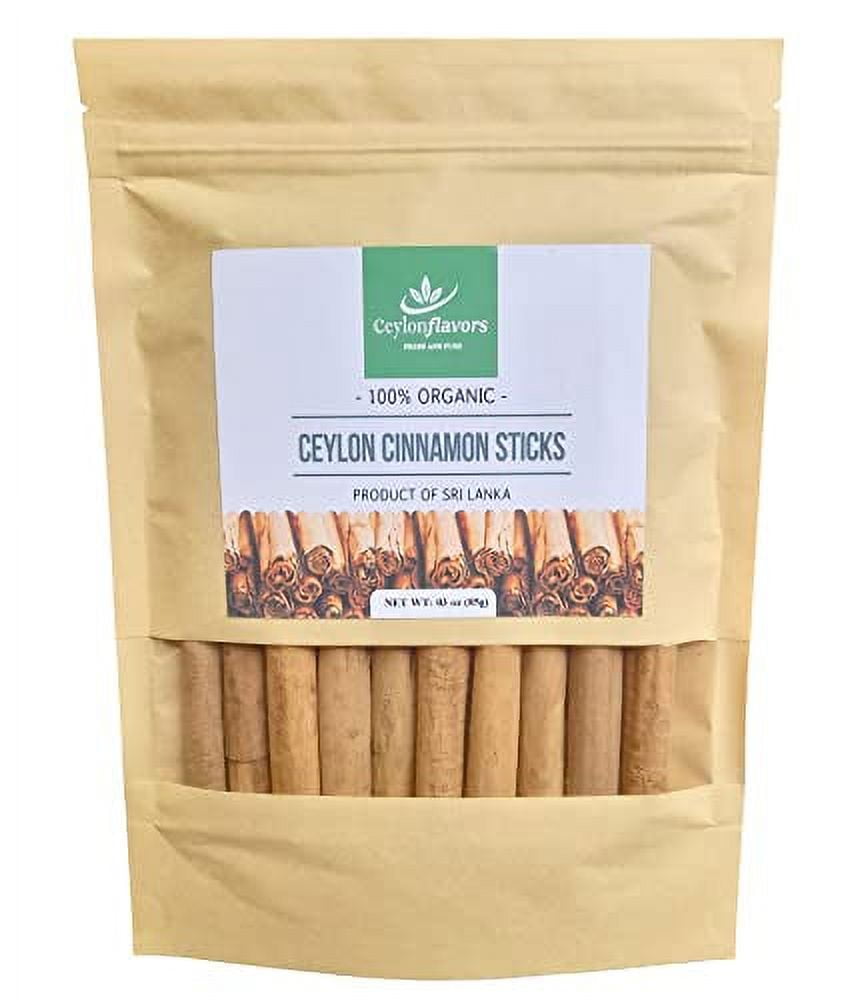 Organic Ceylon Cinnamon (Cinnamomum verum) sticks - 1 oz (28g) – Ayoni  Wellness