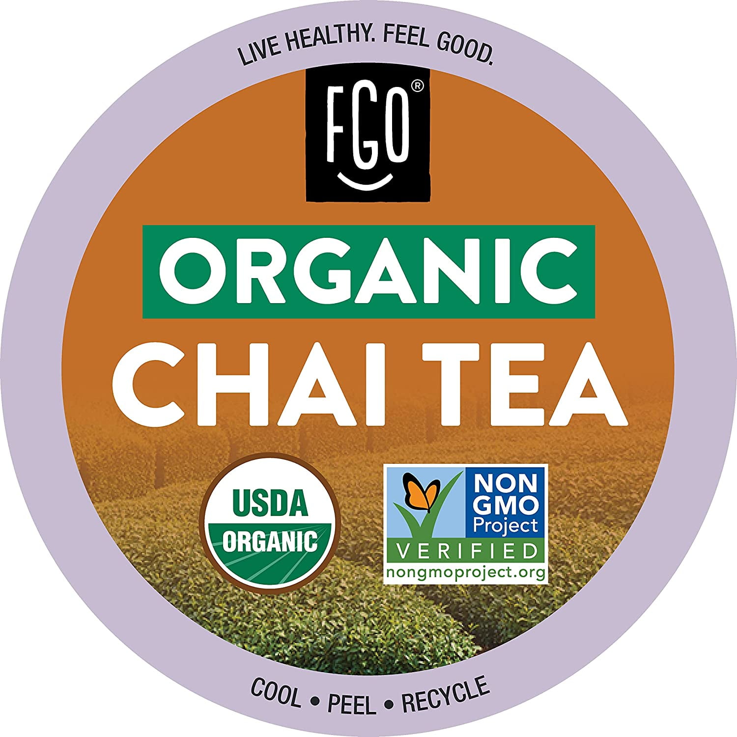 Organic Chai Tea K-Cup Pods | 24 Pods | Keurig Compatible | by FGO