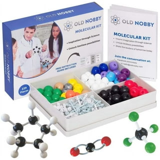 Swpeet 178 Pcs Molecular Model Kit for Inorganic Organic Molecular Model  Teach