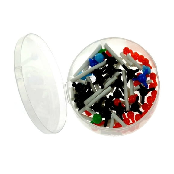 Organic Chemistry Model with Case Molecular Models Includes C, H, O, N, CL and Long/Short Bonds Chemistry Teaching Aids