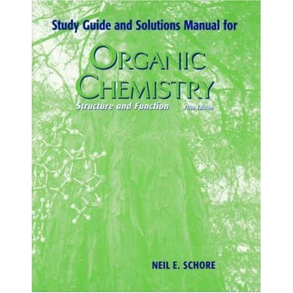 Pre-Owned Study Guide and Solutions Manual for Organic Chemistry Structure and Function