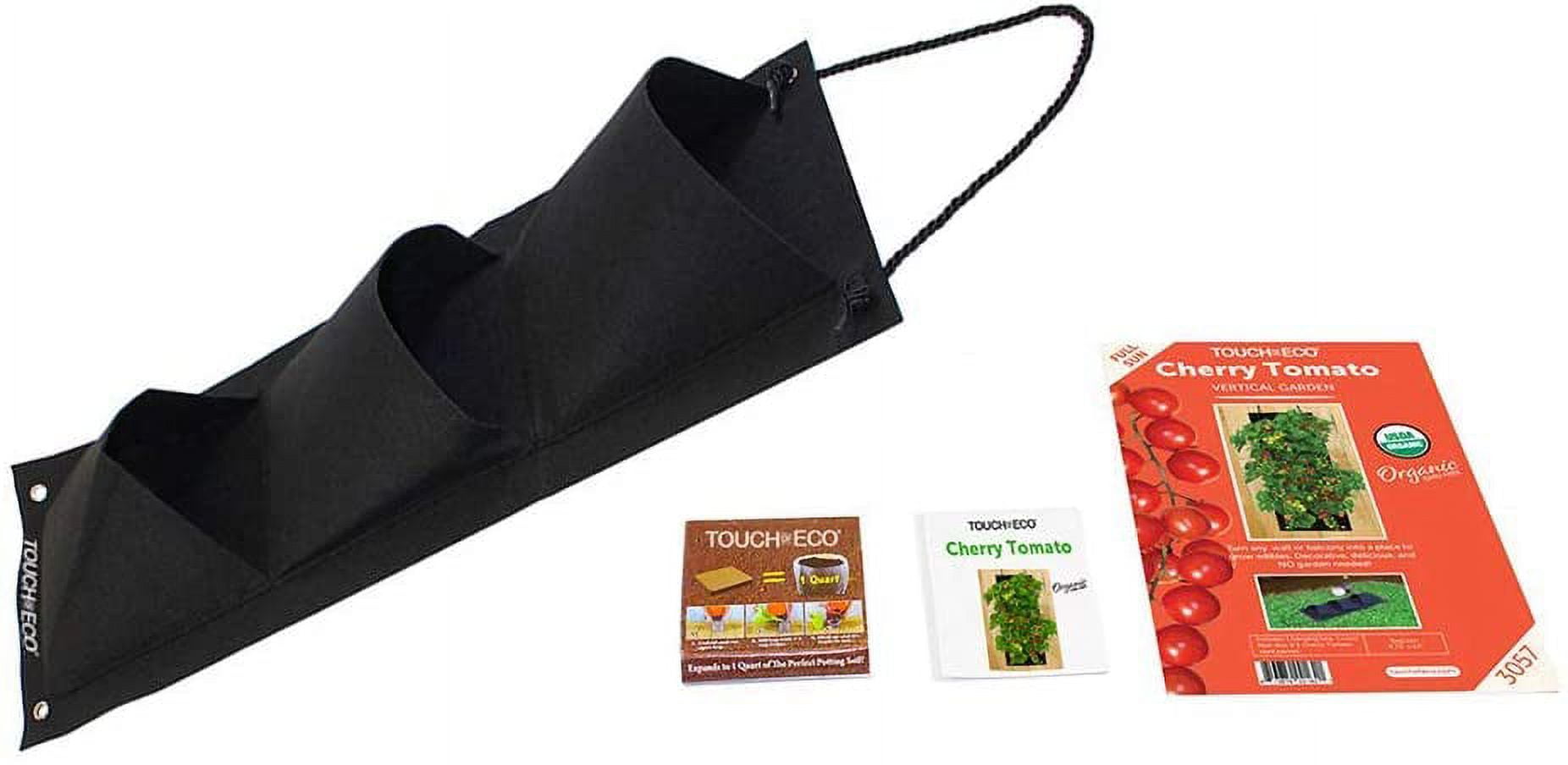 Organic Cherry Tomato Hanging Seed Bag with Soil Block