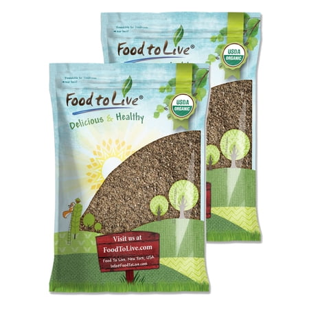 Organic Chia Seeds Flour, 16 Pounds — Non-GMO, Kosher, Raw, Vegan — by Food to Live